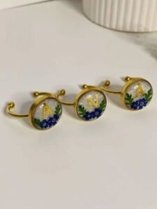 Customized name ring